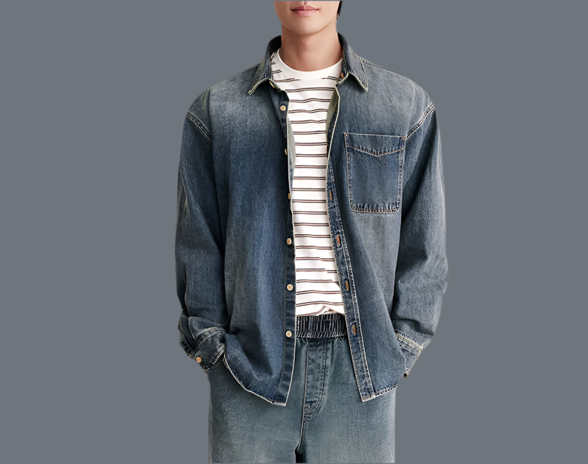 Veste en Jean Oversize